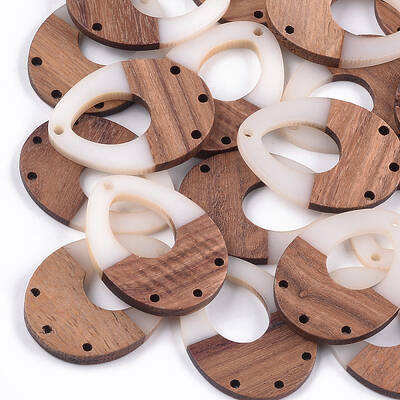 Resin & Walnut Wood Chandelier Components Links