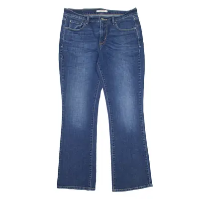 LEVI'S 515 Jeans Blue Denim Slim Bootcut Stone Wash Womens W30 L32