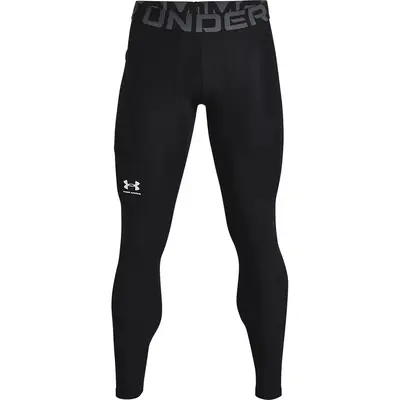 Under Armour, HeatGear Men's Synthetic Sports Leggings, Black, Size S