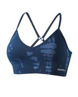 AUROLA Serpent Snake Seamless Sports Bras for Women,Girls Padded Strappy Workout Gym Yoga Tops