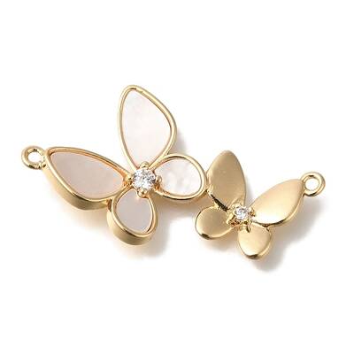 Brass Micro Pave Cubic Zirconia Pendants