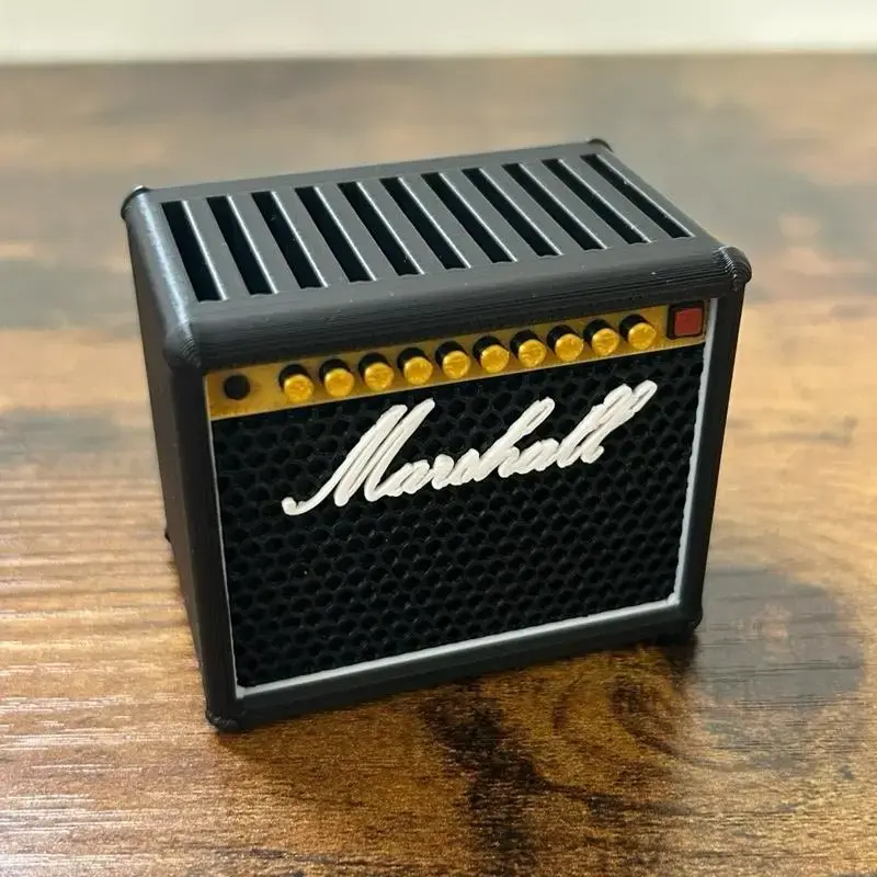 Mini Guitar Amp Pick Holder – 3D Printed, Fits 11 Picks, Perfect Gift for Guitarists!