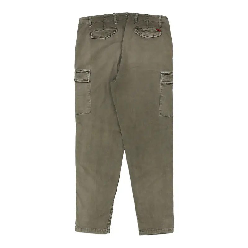 Kappa Cargo Trousers - 38W 31L Khaki Cotton