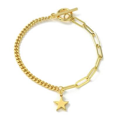 Golden Brass Charm Bracelets