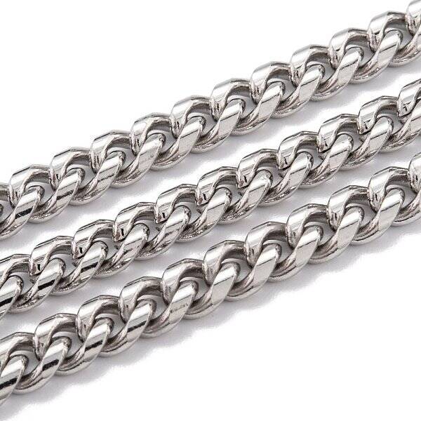 Tarnish Resistant 304 Stainless Steel Cuban Link Chain