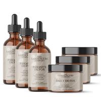 Complete Parasite Detox Kit (Full 90-Day Cleanse) | Gut Health & Candida Support | Zeolite Fulvic Acid Binder | Black Walnut,...