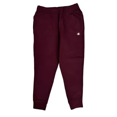 Reverse Weave Champion Joggers - Large Burgundy Cotton Blend