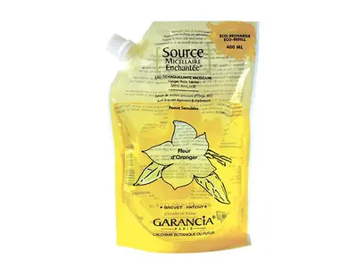 Garancia Enchanted Micellar Source Micellar Make-up Remover Water Sensitive Skin Orange Blossom eco REFILL 400ML