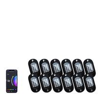 RGB Car Rock Light Kit, LED Underglow Car Neon Light with Bluetooth-compatible APP Control & Flashing Music Mode, Car Lightin...