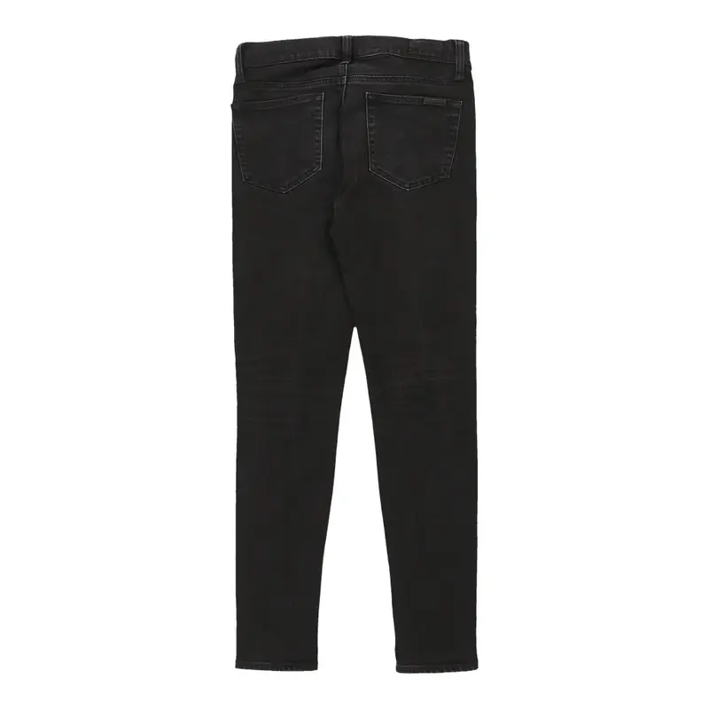 Ralph Lauren Skinny Trousers - 28W UK 6 Black Cotton