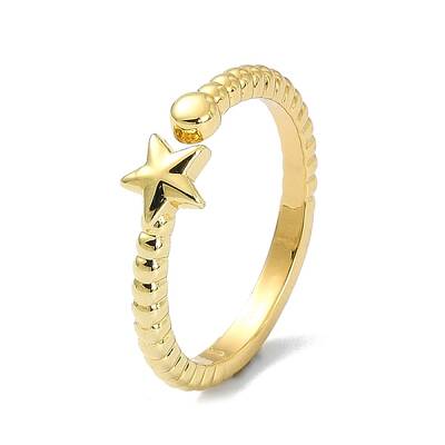 Brass Open Cuff Rings