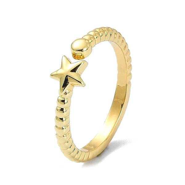 Brass Open Cuff Rings