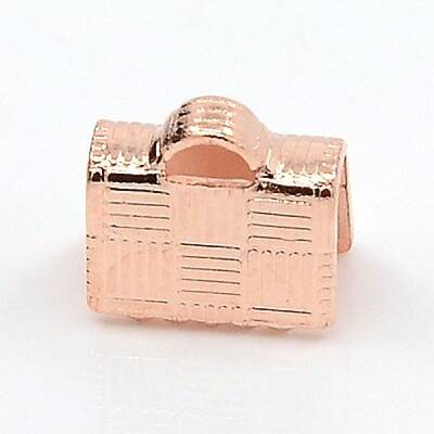 Brass Ribbon Crimp Ends
