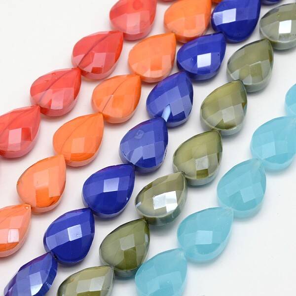 Electroplated Glass Beads Strands