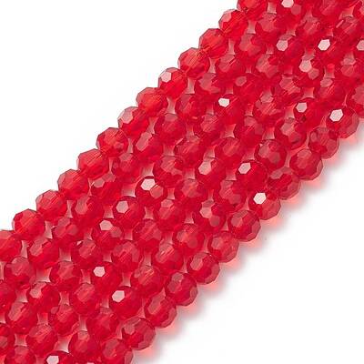 Transparent Glass Bead Strands