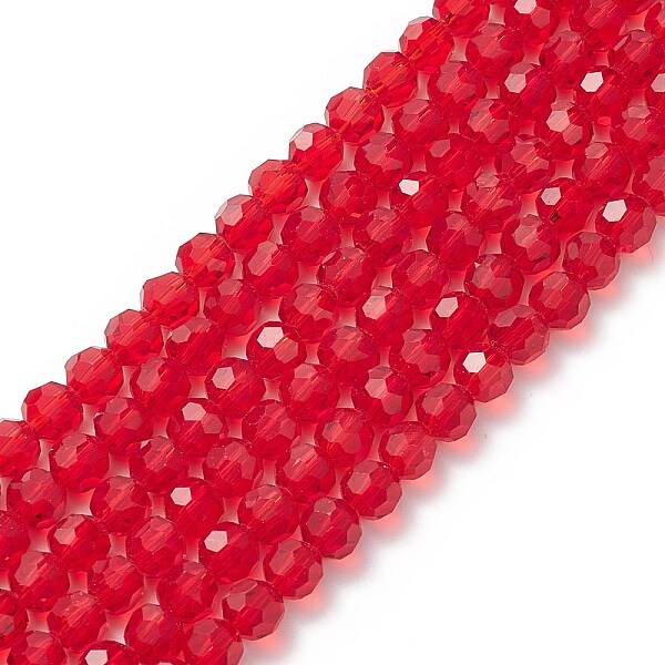 Transparent Glass Bead Strands