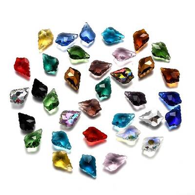 Faceted Glass Pendants