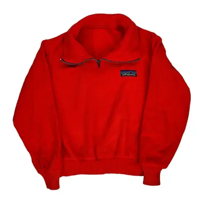 Patagonia 1/4 Zip - Medium Red Polyester