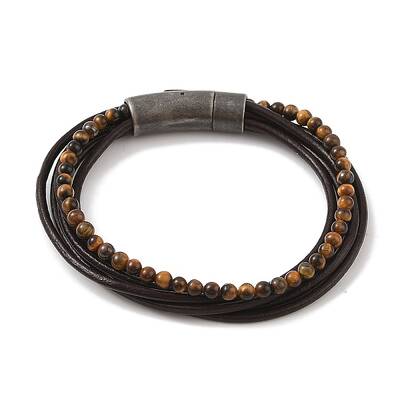 Braided Microfiber Leather Multi-strand Bracelets