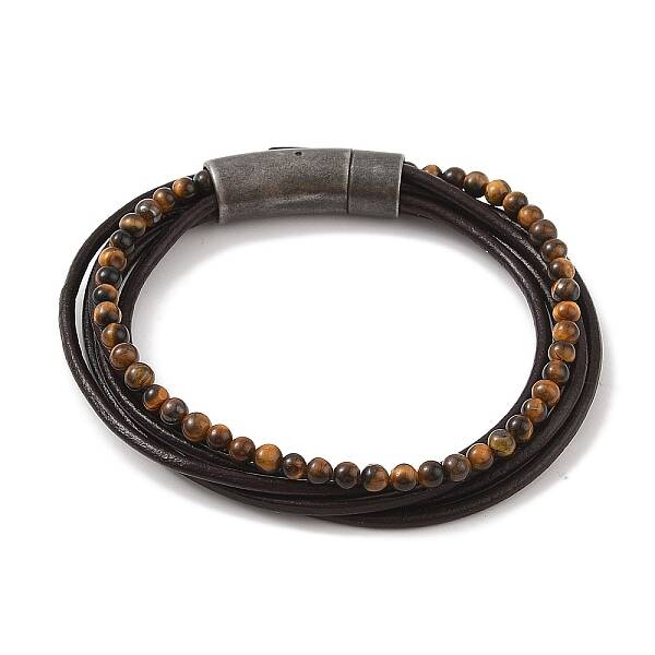 Braided Microfiber Leather Multi-strand Bracelets