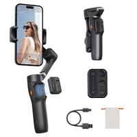 hohem iSteady X3 SE New Gimbal Stabilizer for iPhone, AI Facial Tracking,Smartphone Gimbal with Detachable Remote Control, Po...