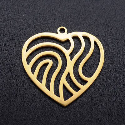 201 Stainless Steel Filigree Charms