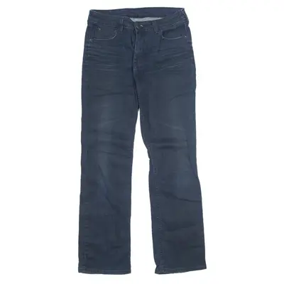 LEVI'S Embroidered Detail Jeans Blue Denim Regular Straight Womens W30 L32