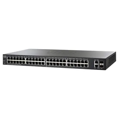 Cisco SF220-48-K9 | Small Business 220 Series SF220-48 48 x Ports 10/100Base-T + 2 x RJ-45/SFP Ports Layer 2 Managed Rack-mou...