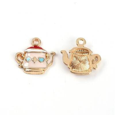 Zinc Alloy Enamel Pendant