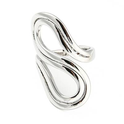 Brass Wrapped Open Cuff Rings