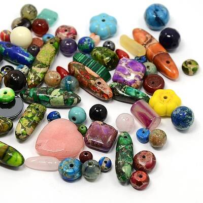 Natural & Synthetic Gemstone Beads