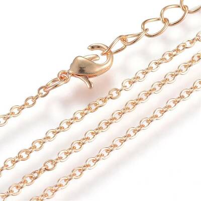 Iron Cable Chains Necklace Making