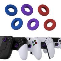 PlayVital 3 Pairs Silicone BuffeRings Aim Assist Target Motion Control Precision Rings for PS5, for PS4, for Xbox Series X/S,...
