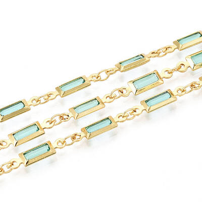 Brass Rectangle Link Chains