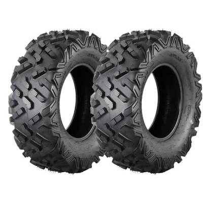 Garvee AT27x9-12-6PR TL ATLAS ATV Tires, 27x9-12 All Terrain ATV UTV Off-Road Tires(Set of 2, Tubeless)