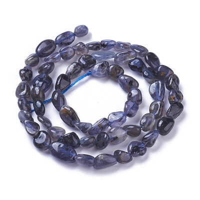 Natural Iolite Beads Strands