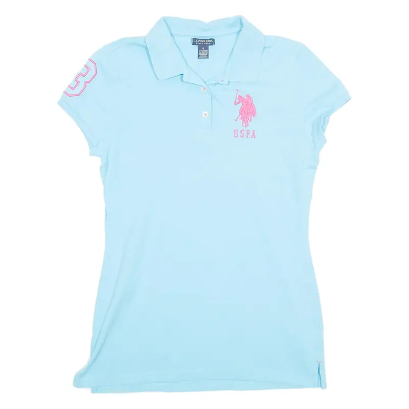 U.S. POLO ASSN Womens Polo Shirt Blue S