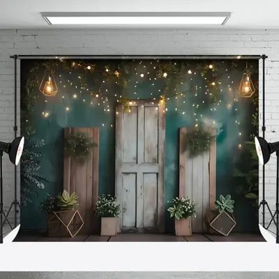Aperturee Indoor Lights Balcony Spring Photography Backdrop