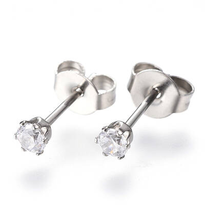 Gifts for Boyfriend Valentines Day Cubic Zirconia Ear Studs
