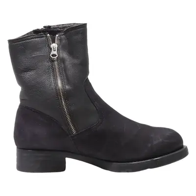 UNISA High Boots Black Suede Womens UK 7