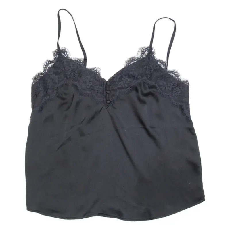 ABERCROMBIE & FITCH Womens Camisole Top Blue V-Neck Sleeveless S