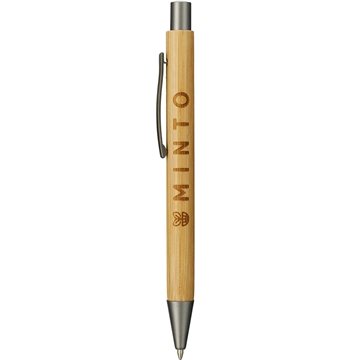 288 Custom Bamboo Quick-Dry Gel Ballpoint - Gunmetal & 800m ...