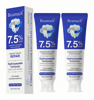 Beamach Hydroxyapatite Toothpaste 7.5% for Enamel Repair & Teeth Whitening Refreshing Flavor Fluoride-Free 4.23oz Gentle Form...