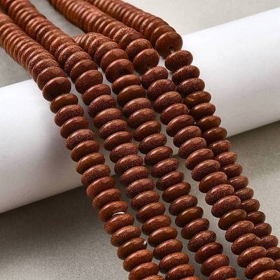Synthetic Goldstone Beads Strands