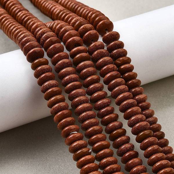 Synthetic Goldstone Beads Strands
