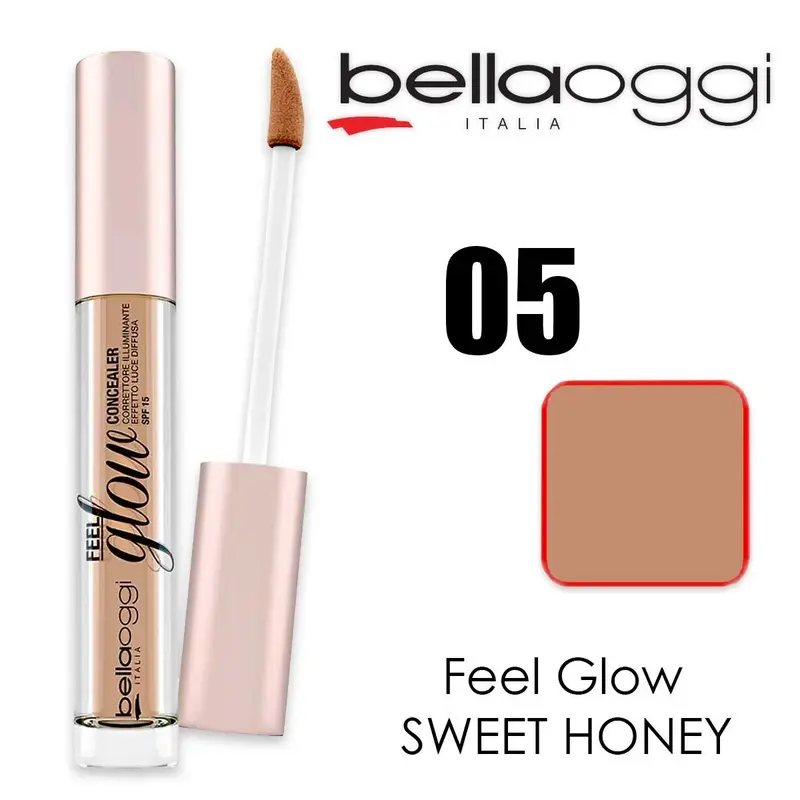 Feel Glow illuminating concealer spf 15 sweet honey