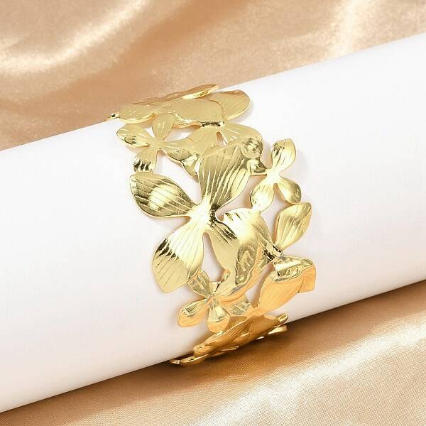 304 Stainless Steel Cuff Bangles for Women