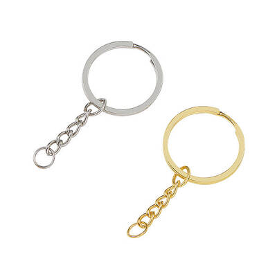 Alloy Split Key Rings