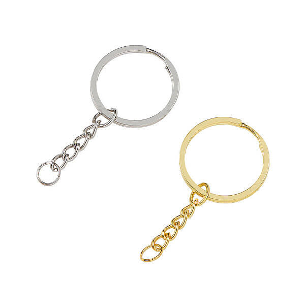 Alloy Split Key Rings