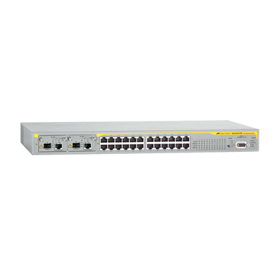 AT-8624T/2M-V2-40 Allied Telesis 8600 Series 24 x Ports 10/100Base-TX + 2 x Module Bays SFP Combo uplink Layer 3 Managed Fast...